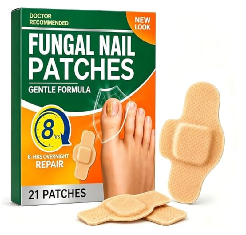 Overnight Nail Care Patches - 21 Count Toenail Treatment