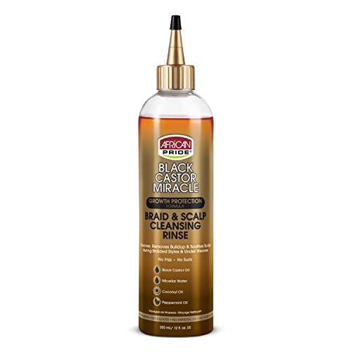 African Pride Black Castor Scalp Cleansing Rinse 12oz