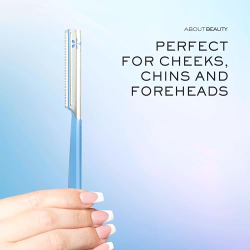 Kai Beauty 3 Pack Pro-Premium Facial Razors for Hair Removal & Dermaplaning