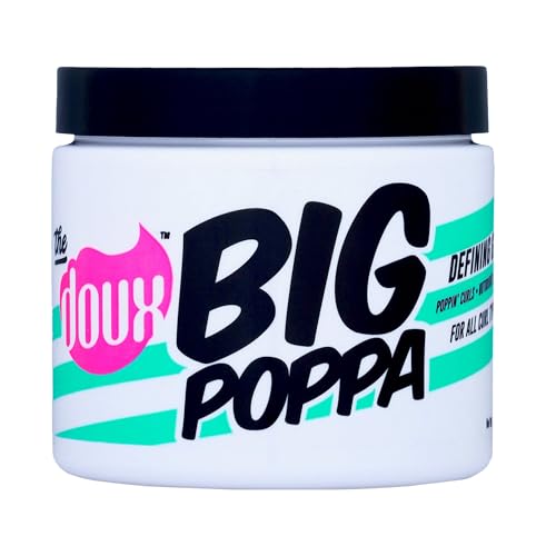 The Doux Big Poppa Curl Defining Gel - Anti-Frizz Flex Hold Gel (12 oz)
