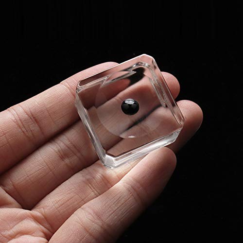 3-Piece Crystal Glass Eyelash Glue Palette Pads