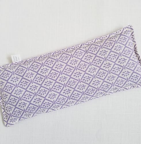 Organic Lavender Eye Pillow with Flaxseed Fill