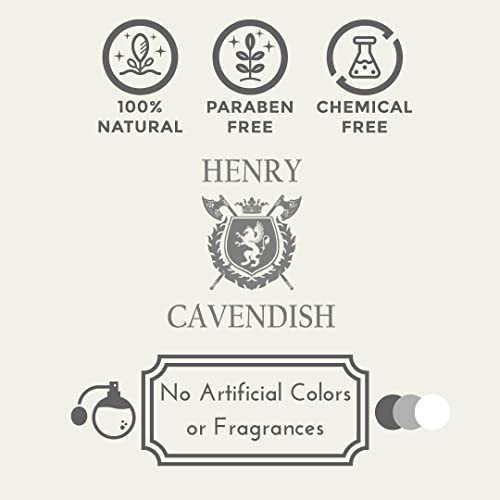 Henry Cavendish Sandalwood Shave Soap for Men & Women - Premium Quality, All Natural, moisturizing Shaving Puck made with Shea Butter & Coconut Oil for a Smooth Comfortable Shave. 4 Oz Puck Refill
