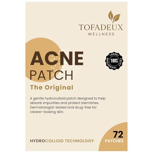 Original Acne Patch, Hydrocolloid Technology, Dermatologist Tested, Drug-Free Blemish Treatment, 72 Count