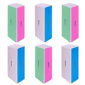4-Way Nail Buffer Block Set - 6 Pieces for Natural & Acrylic Nails