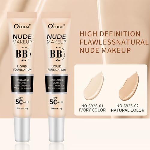 Full Coverage BB Cream Foundation SPF 50+++ - Natural - Variation of Nature