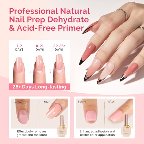 MelodySusie Nail Glue, Dehydrator & Primer Set - 3 Pcs