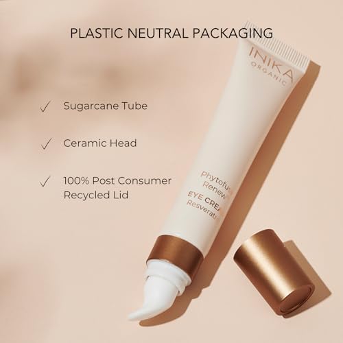 INIKA Organic Phytofuse Renew¢â Eye Cream | The Ultimate Anti-aging Eye Cream. Clinically Proven to Reduces Dark Circles, Fine Lines and Hydrates and Plumps Skin. All Natural, Vegan Ingredients.