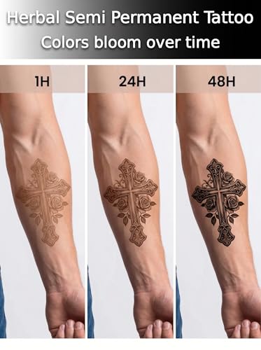 Semi Permanent Tattoo Sheets Gothic Memento Mori 1-2 Weeks
