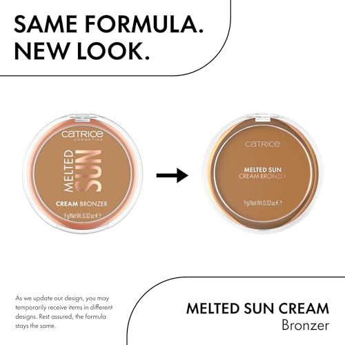 Catrice Melted Sun Cream Bronzer 020 Beach Babe - Buildable Natural Glow, 0.32oz