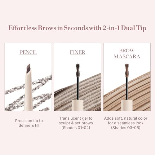All Shade Dual Brow - 2-in-1 Eyebrow Pencil & Mascara