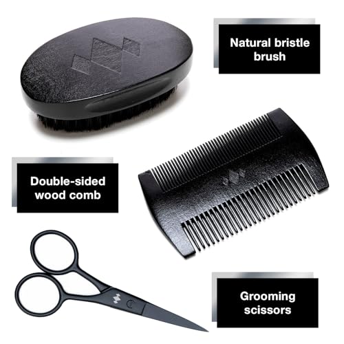 Bedroom Kandi for Men Pragmatism Beard Oil Gift Set by Kandi Burruss Natural Mens Beard Oil with Argan Oil & Hemp Seed Oil - Beard Softener, Conditioner & Moisturizes skin with Beard Grooming Kit