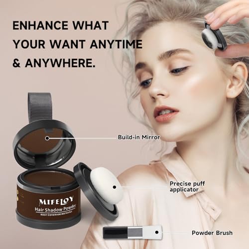 Root Touch Up Hair Powder 2 Pack - Dark Brown