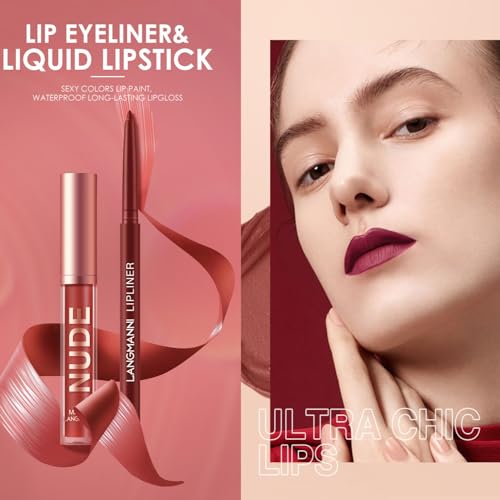 Strawberry Lip Oil + 6 Matte Lipstick & Liner Set
