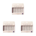 KISS The New Natural False Eyelashes, Easy to Apply, Reusable Fake Lashes, Cruelty Free, Includes 24 Short & Medium Length (12mm-16mm) Natural Volume Trio Lash Clusters - Style ¡®Noir¡¯ (Pack of 3)