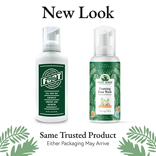 Foot Sense Tea Tree Oil Foaming Foot & Body Wash - 6.5oz