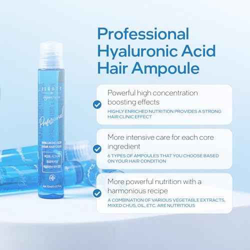 Jigott - Signature Professional Hyaluronic Hair Ampoule, K-Beauty Hair Treatment, 13ml/0.43FL.OZ *10 EACH