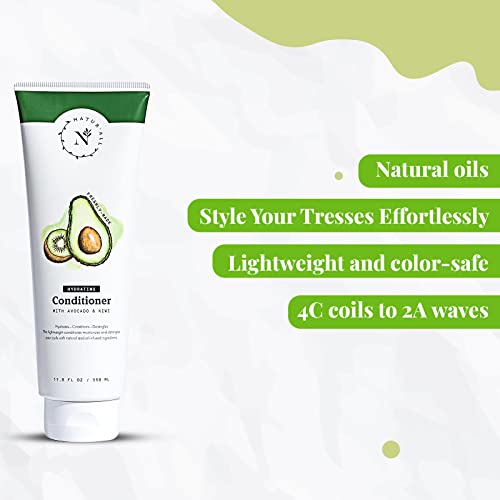 NaturAll Hydrating Conditioner with Avocado & Kiwi - 11.8 oz