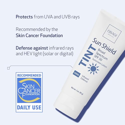Obagi Sun Shield Tinted Sunscreen ? Broad Spectrum SPF 50 Protection from the Sun