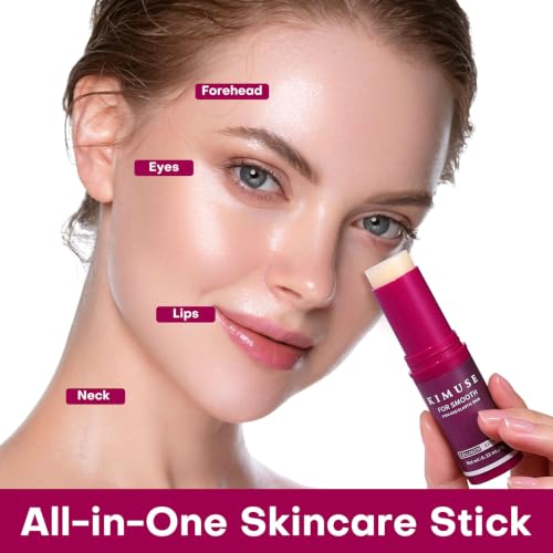 KIMUSE Collagen Multi Balm Stick - Face, Eyes & Neck Hydrating Treatment (2 Pack)