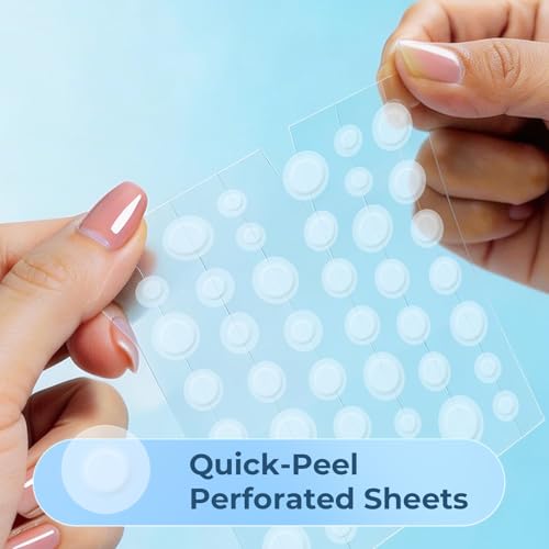 Hydrocolloid Acne Patches 840 Count - Day & Night Pimple Stickers