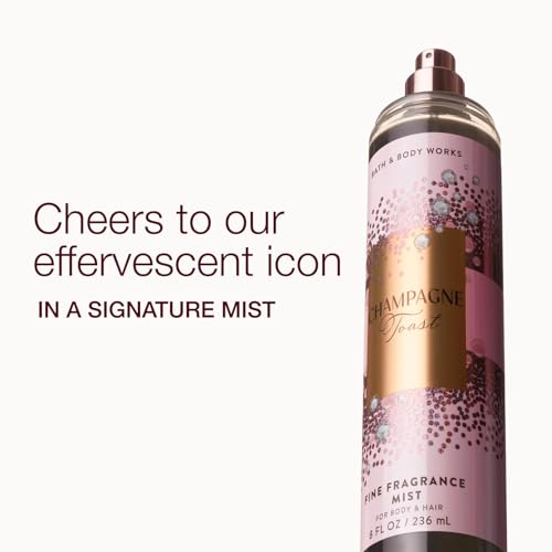 Bath & Body Works Champagne Toast Fine Fragrance Mist for Women, 8 fl