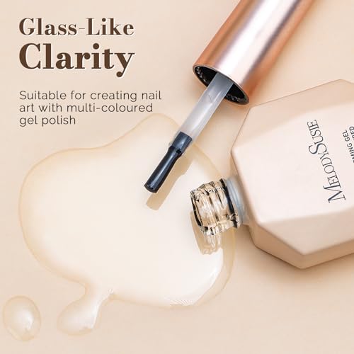 MelodySusie Clear Blooming Gel Polish for Marble & Watercolor Nail Art, 0.53 oz