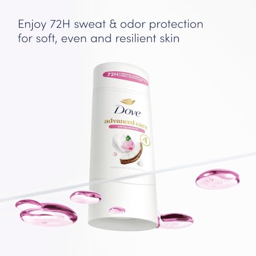 Dove Advanced Care Antiperspirant Caring Coconut 72H Protection, 2 Pack