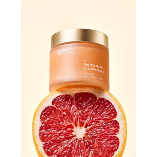 BRTC V10 Multi-Lift Sleeping Pack | Overnight Mask for Face Moisturizer, Moisturizing and Nourishing | Korean Skincare (80 ml, 2.70 oz)