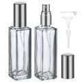 Segbeauty 20ml Refillable Perfume Bottle Set - 2 Leakproof Glass Atomizers