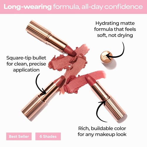 MCoBeauty Matte Lipstick Cheeky Chat - Nourishing Nude Pink Lip Color
