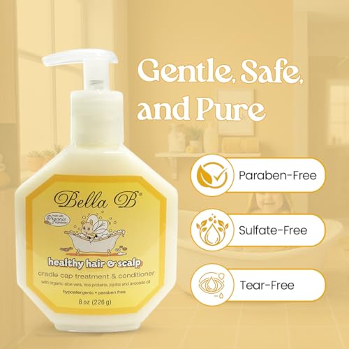Bella B Natural Baby Cradle Cap Treatment Conditioner 8oz