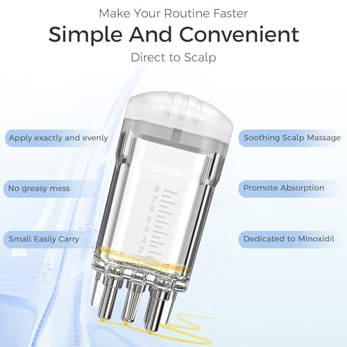 Minoxidil Applicator Comb - 2 Pack Hair Growth Serum Tool
