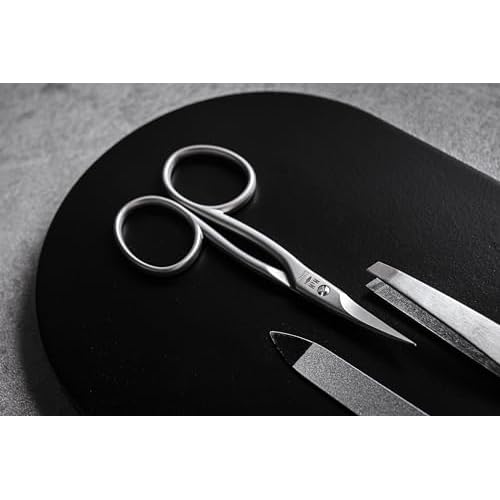 Premium European Nail and Cuticle Scissors by NN Knives - Trusted Family Business Since 1971 (Cuticle, Professional, Stainless Steel)