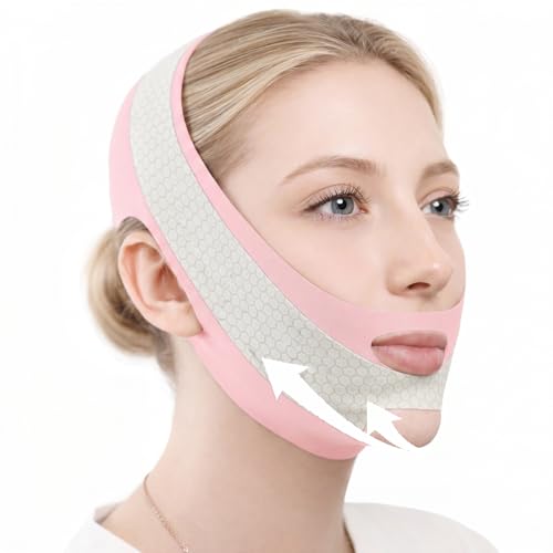 Anti Snoring Chin Strap - Adjustable V Line Lifting Mask for Quiet Sleep
