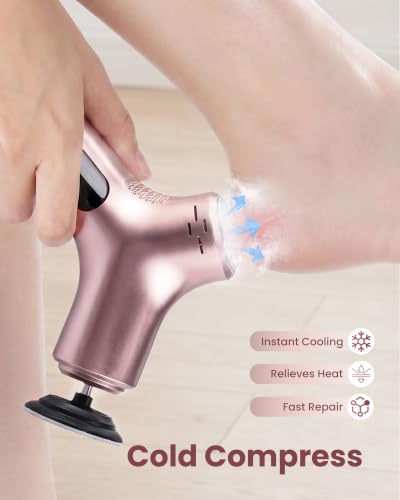 Electric Foot Callus Remover with Ice Compress & 50 Discs