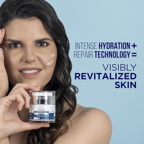 Dernier Night Moisturizer Gel for Face with Hyaluronic Acid and Pantenol ? Repairing Anti-Aging Treatment Smooths Fines Lines and Wrinkles, Moisturizes Balances Protects and Repairs (1.7 fl Oz)