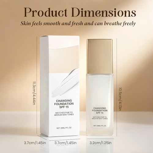 Color Changing Foundation SPF 15 for Sensitive Skin
