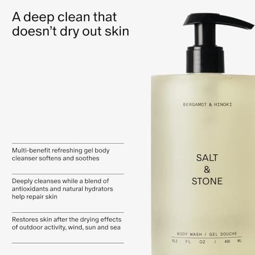 Salt & Stone Bergamot & Hinoki Body Wash 15.2 oz