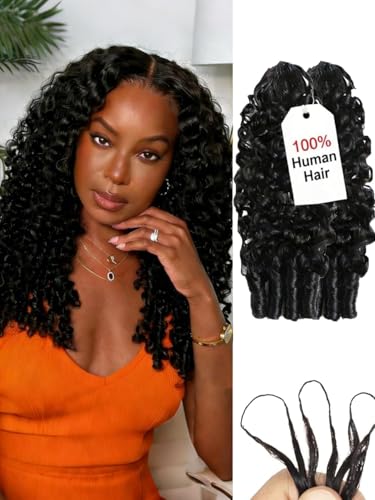 Knotless Pre-Separated Burmese Curly Crochet Hair 18 Inch
