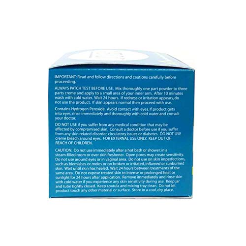 Creme Bleach Lightening Dark Hair on Face, Arms & Body - 118ml