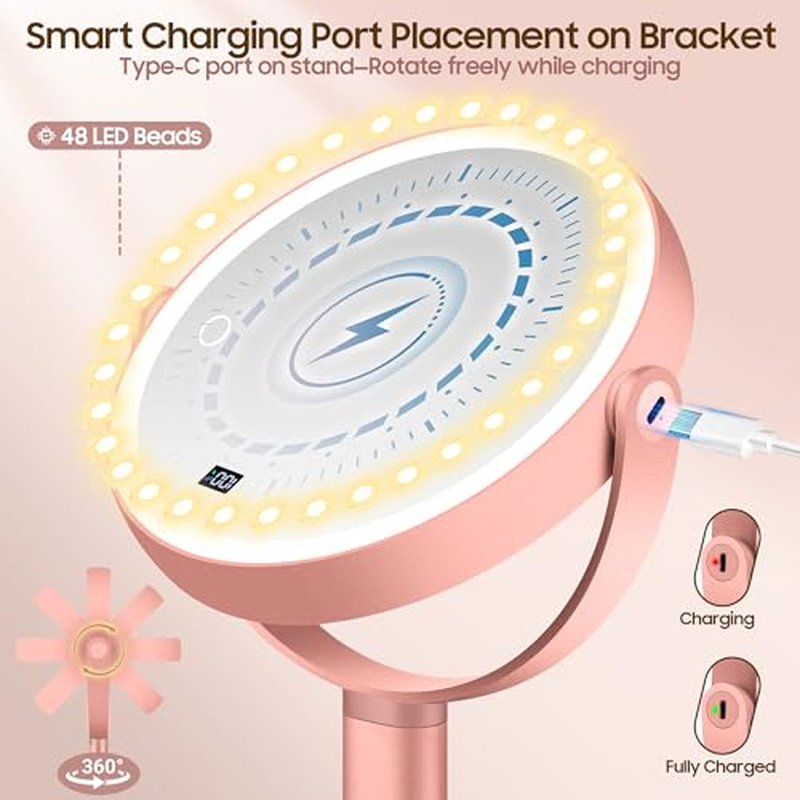 30X Magnifying Makeup Mirror with Light & Digital Display