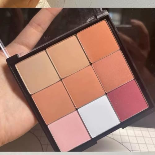Square Magnetic Eyeshadow Palette Case for 9 Pans