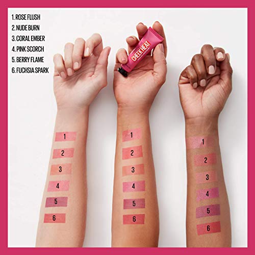 Maybelline Cheek Heat Gel-Cream Blush - Pink Scorch