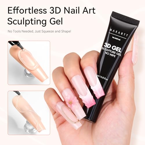 Makartt 3D Nail Gel Sculpting - 15g Rhinestone Glue