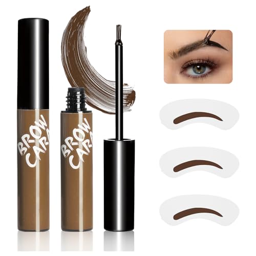 Eyebrow Tattoo Gel Waterproof - Fuller Brows, Light Brown