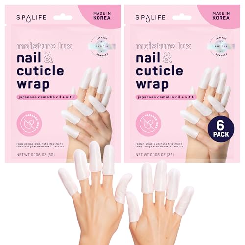 SpaLife Japanese Camellia Oil & Vitamin E Nail Cuticle Wraps (60 Count)