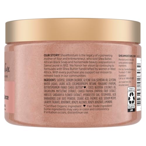 SheaMoisture Coconut Hibiscus Body Scrub, 12 oz
