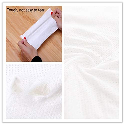 XICHEN 100 pcs Disposable Towel for Washing Face Cotton Pads Cosmetic Cotton 50pcs/ Box of Add 50 Replacement Refill Can be Wet and Dry