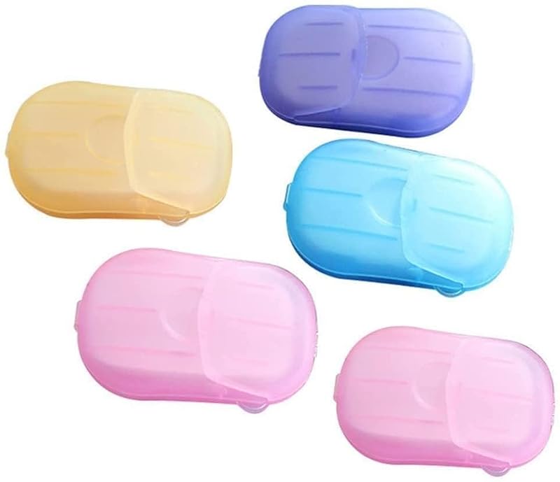 Disposable Soap Paper Pack - 5 Boxes, 500 Sheets Hand & Foot Cleaners